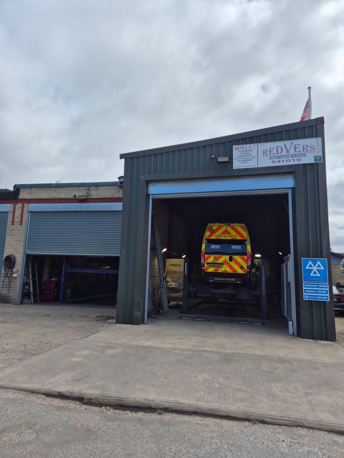 Redvers Services workshop photo