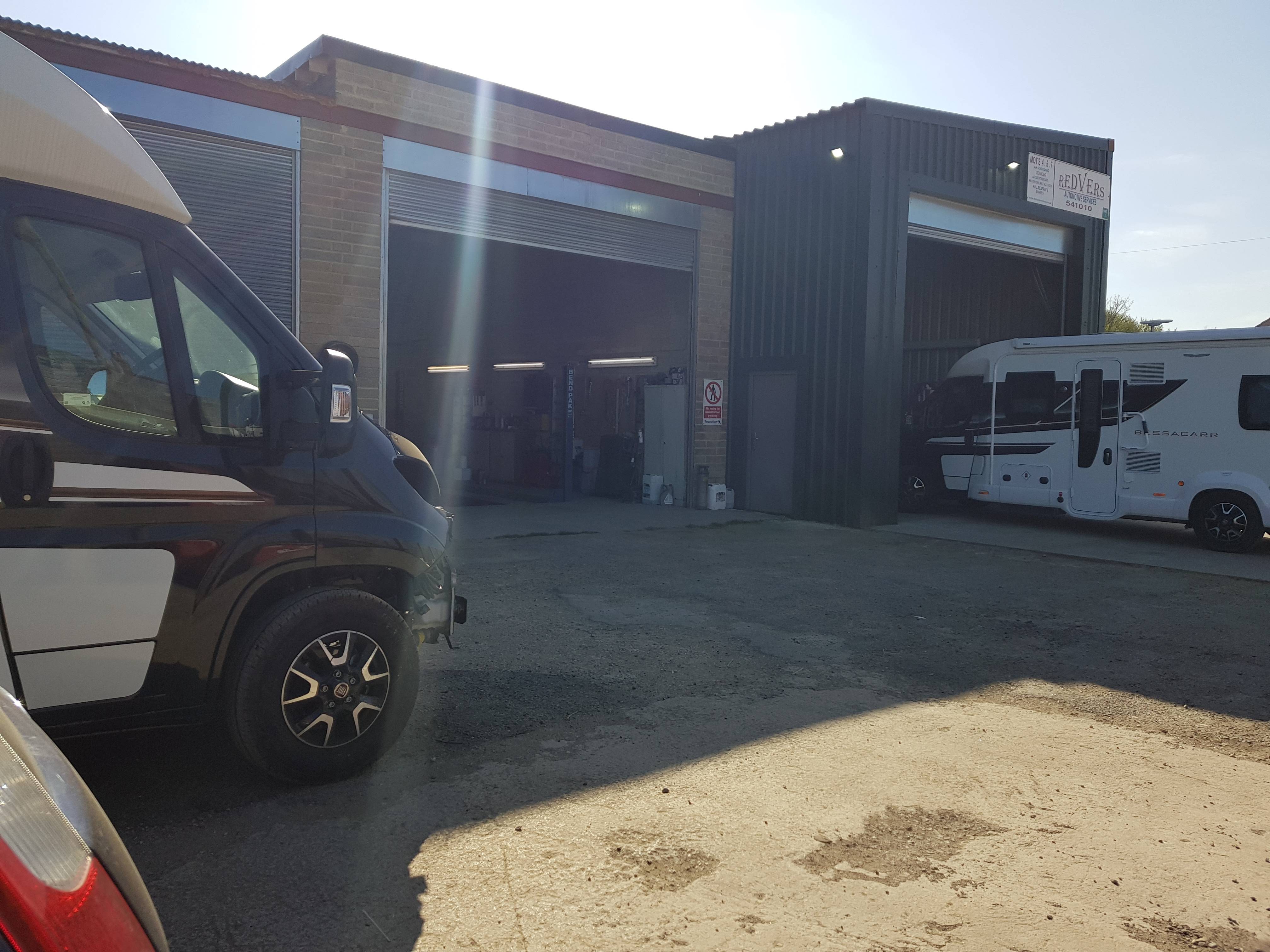 A busy morning at Redvers Automotive Services